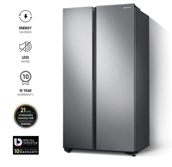 Samsung 647 Litres Side by Side Refrigerator (RS62R5001M9)